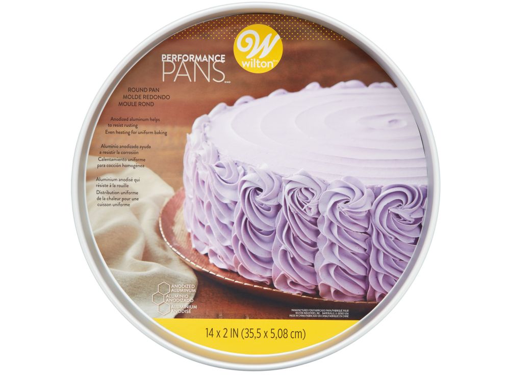 Round aluminum baking tin - Wilton - 35 cm