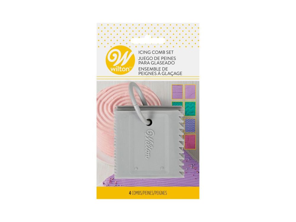 Cream Pastry Comb Set - Wilton - 4 pcs.