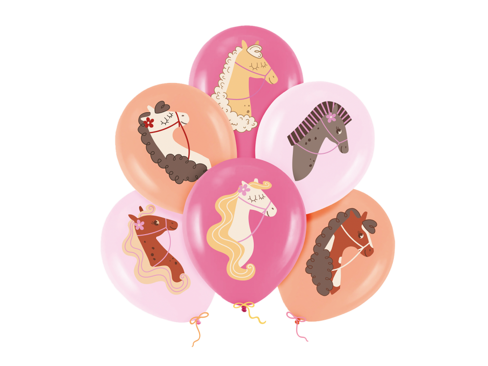 Horse Balloons – 30 cm, 6 pcs.