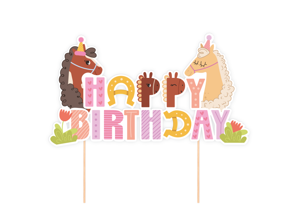 Horse Cake Topper – 1 piece