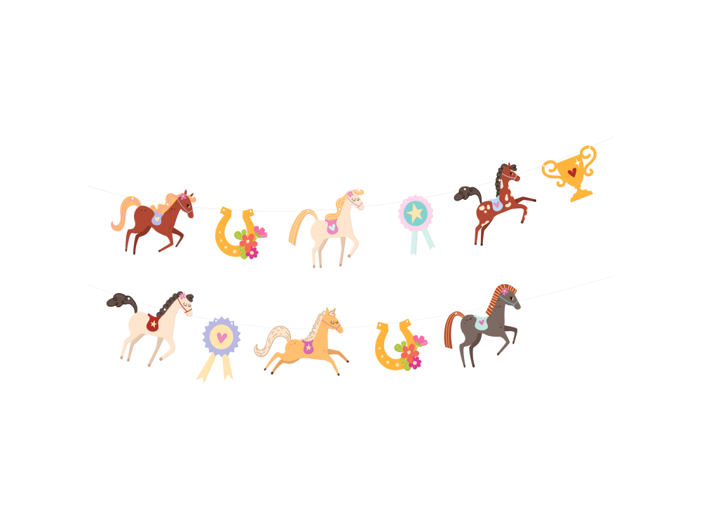 Horse-Themed Garland – 270 cm