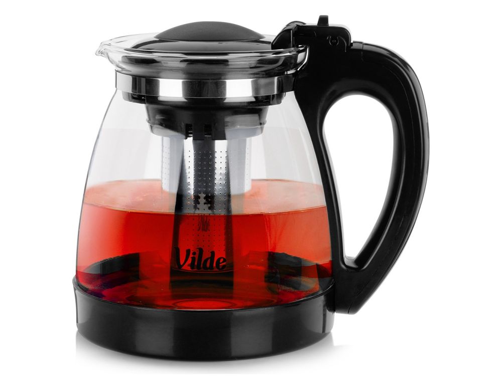 Glass Teapot with Stainless Steel Infuser – Vilde - 2 L