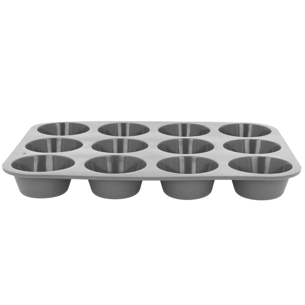 Muffin baking mould - silicone, 12 slots