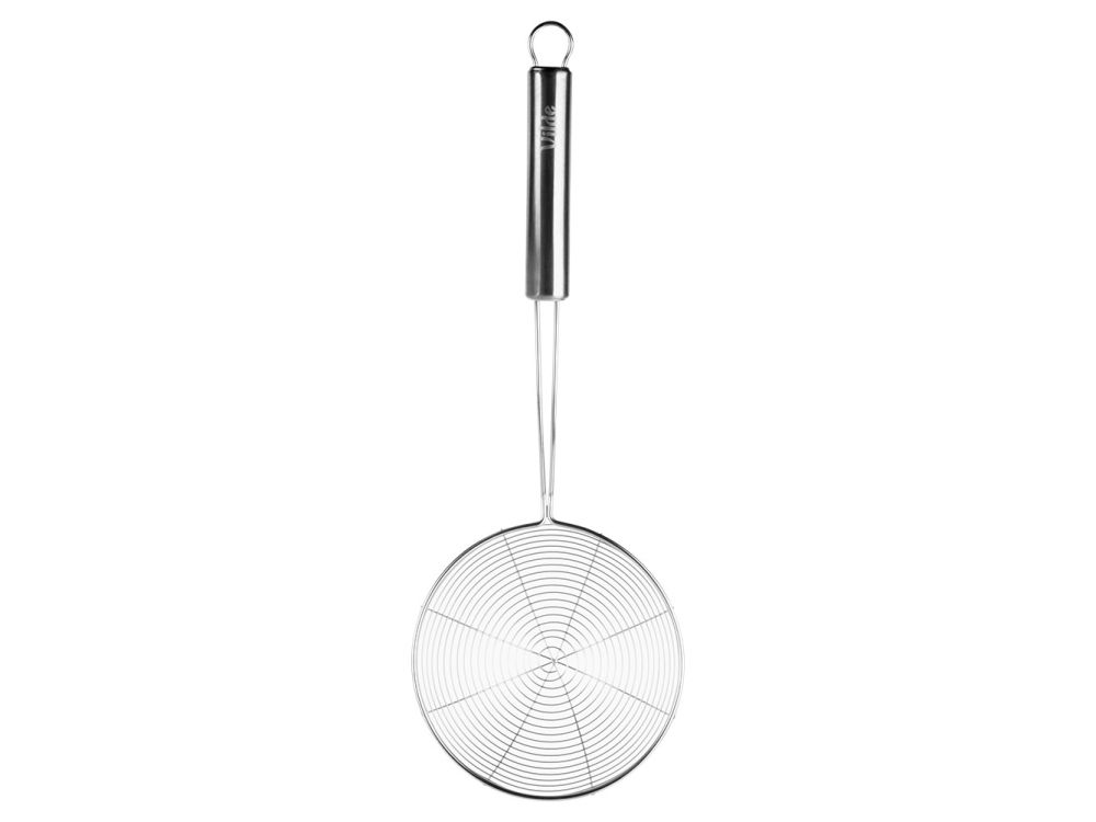 Stainless steel skimmer spoon with long handle - Vilde – 37 cm