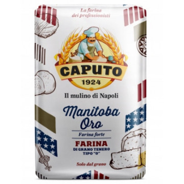 Manitoba Oro Wheat Flour - Caputo - type 0, 1 kg
