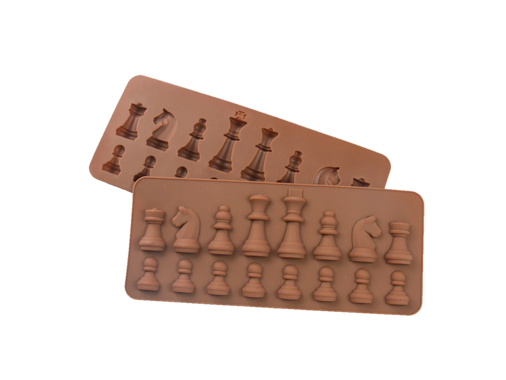 Silicone mold for chocolates and pralines – Chess Figures