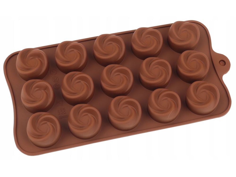 Silicone chocolate mold – Rose Shape