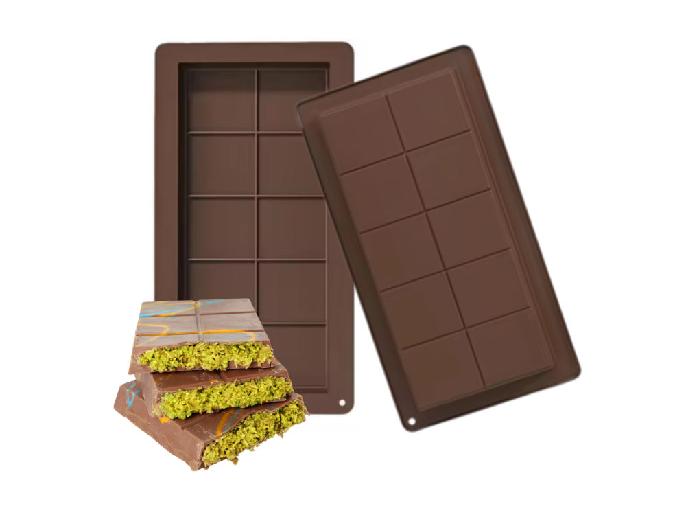 Silicone chocolate bar mold - Dubai Style