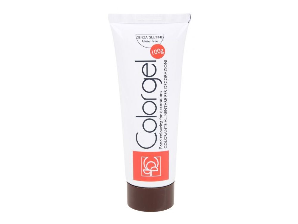 Barwnik spożywczy w żelu Colorgel - Modecor - Marrone Tronco, 100 g