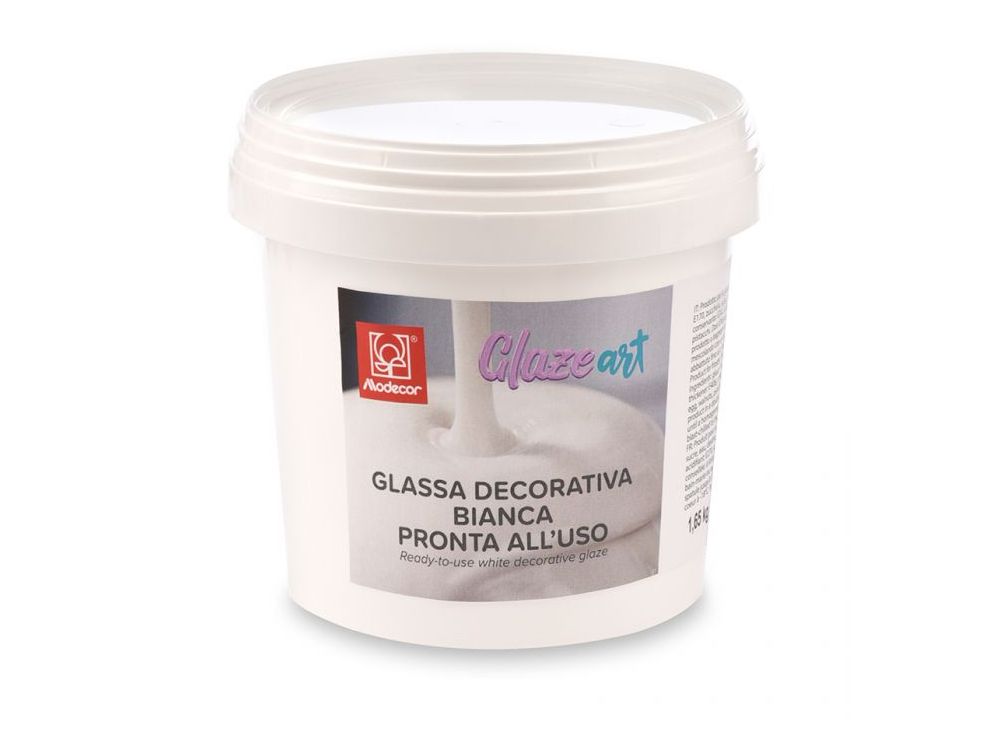GlazeArt decorative glaze - Modecor - White, 1,65 kg