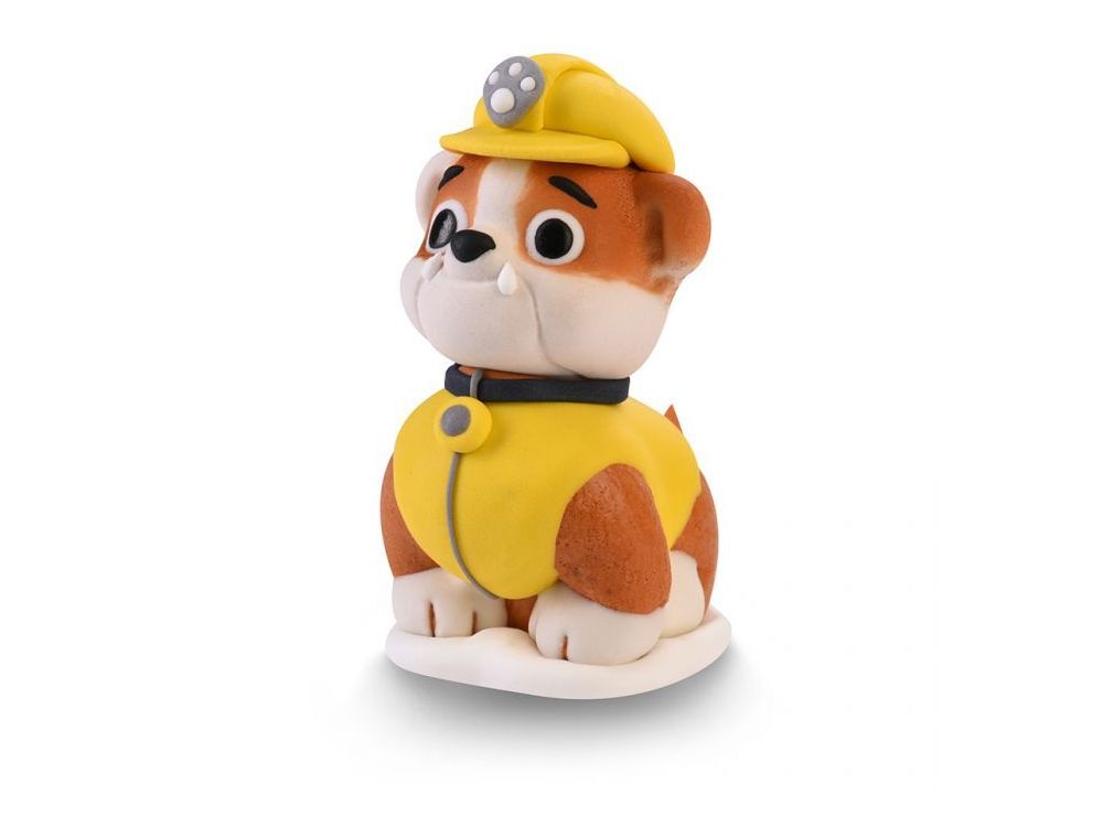 Rubble Paw Patrol sugar figurine - Modecor - 6 cm