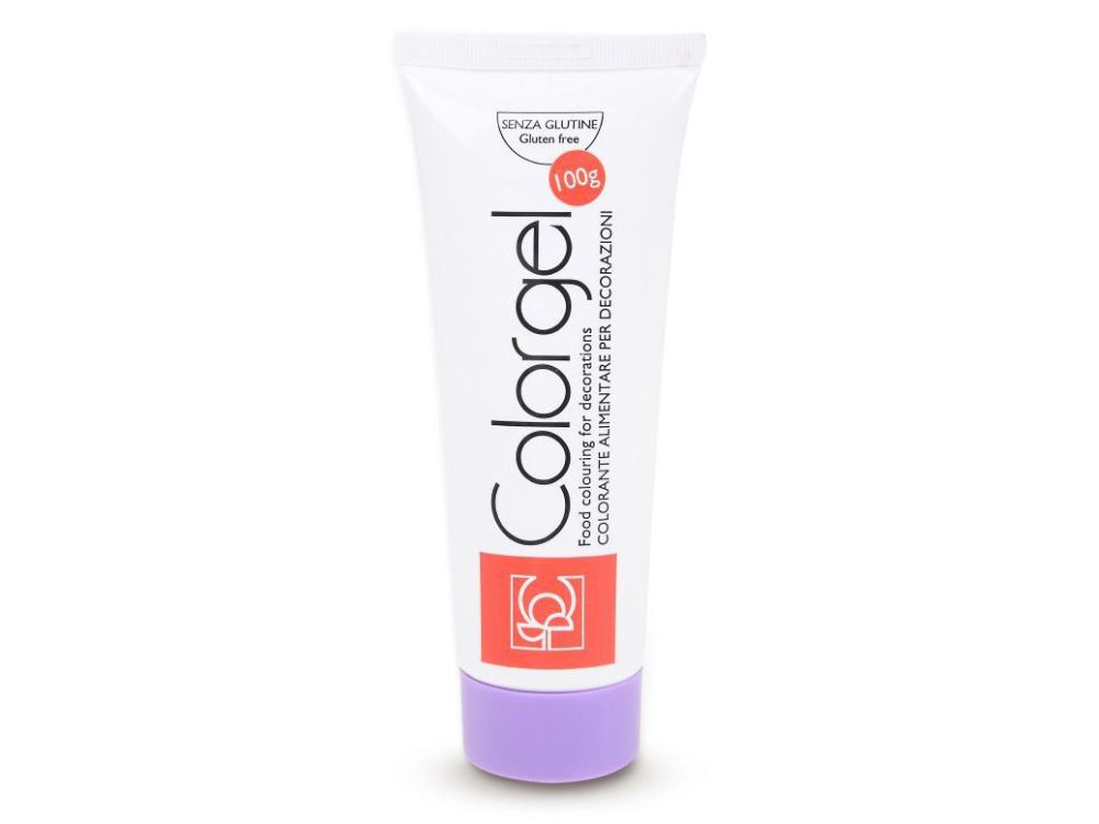 Barwnik spożywczy w żelu Colorgel - Modecor - Viola Del Pensiero, 100 g