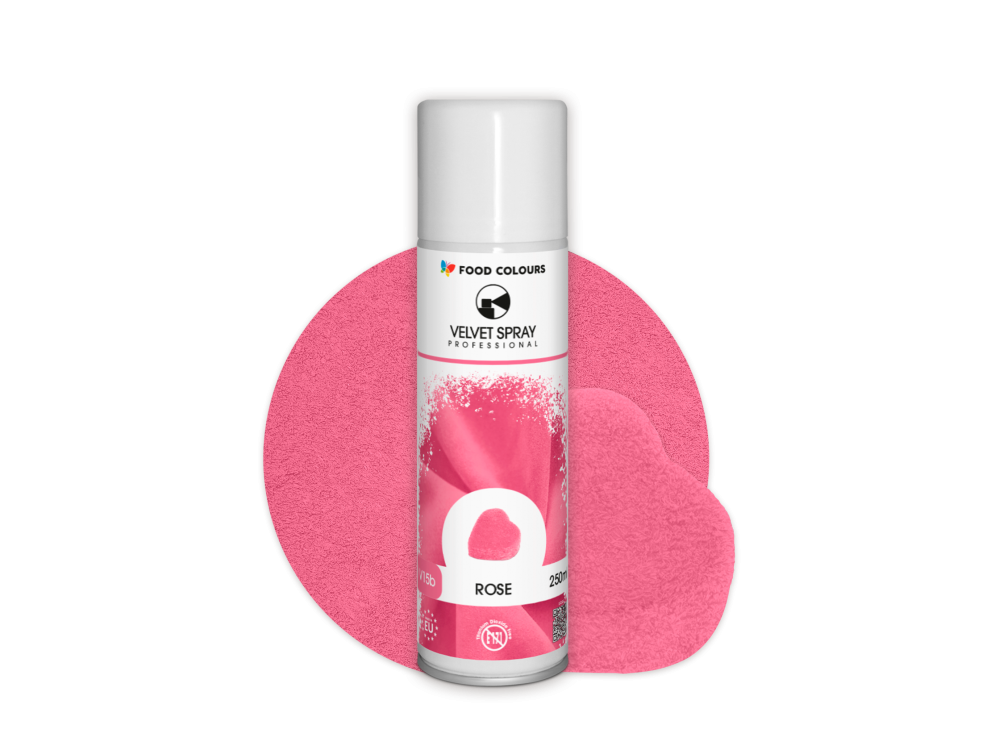 Velvet Spray - Food Colours - rose, 250 ml