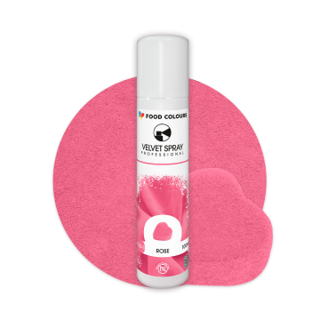 Velvet Spray - Food Colours - rose, 100 ml