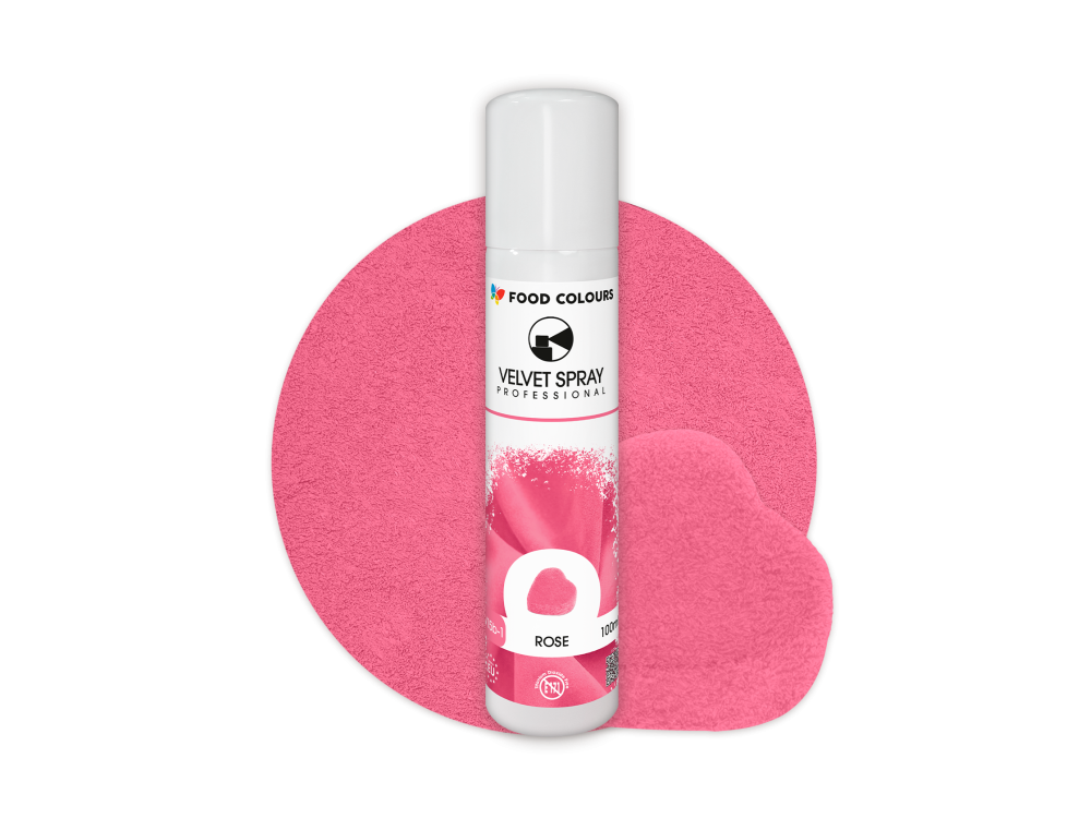 Zamsz w sprayu Velvet Spray - Food Colours - różowy, 100 ml