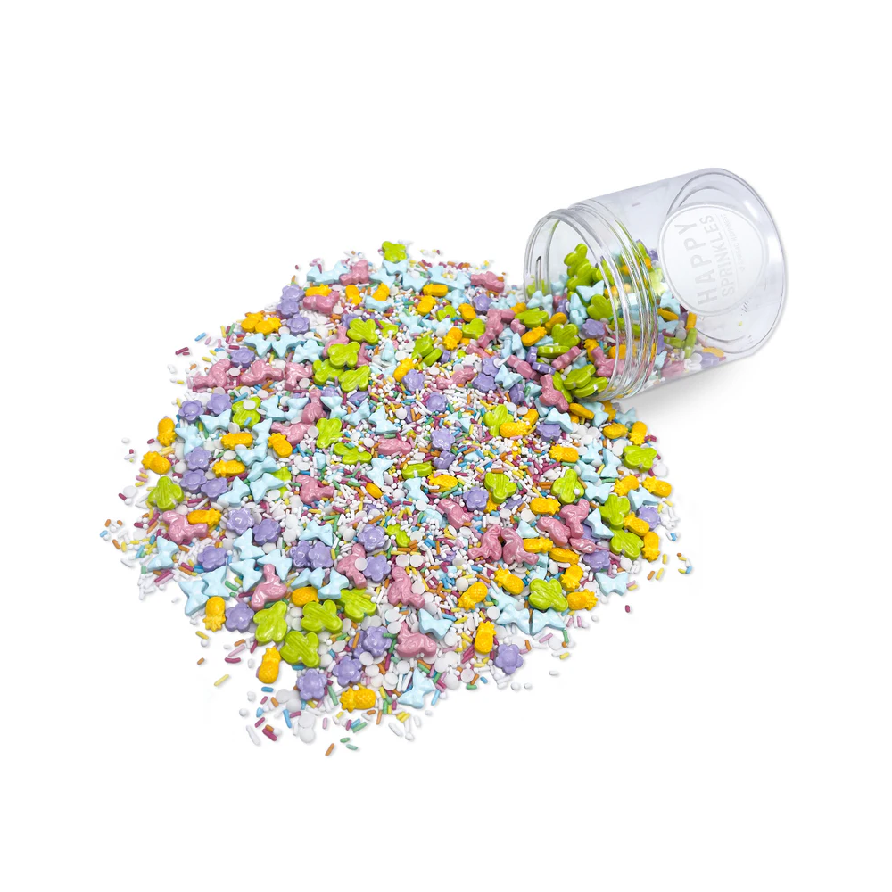 Posypka cukrowa - Happy Sprinkles - Tropical Bloom, 90 g