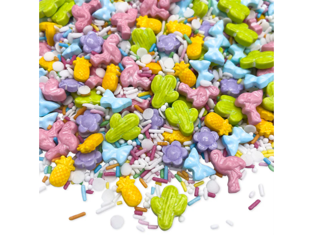 Posypka cukrowa Tropical Bloom - Happy Sprinkles - 90 g