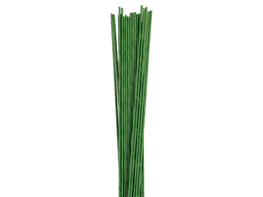 Druciki florystyczne - Culpitt - ciemna zieleń, 1,02 mm, 20 szt.