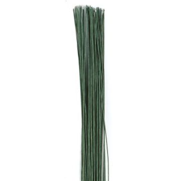 Druciki florystyczne - Culpitt - ciemna zieleń, 0,45 mm, 50 szt.