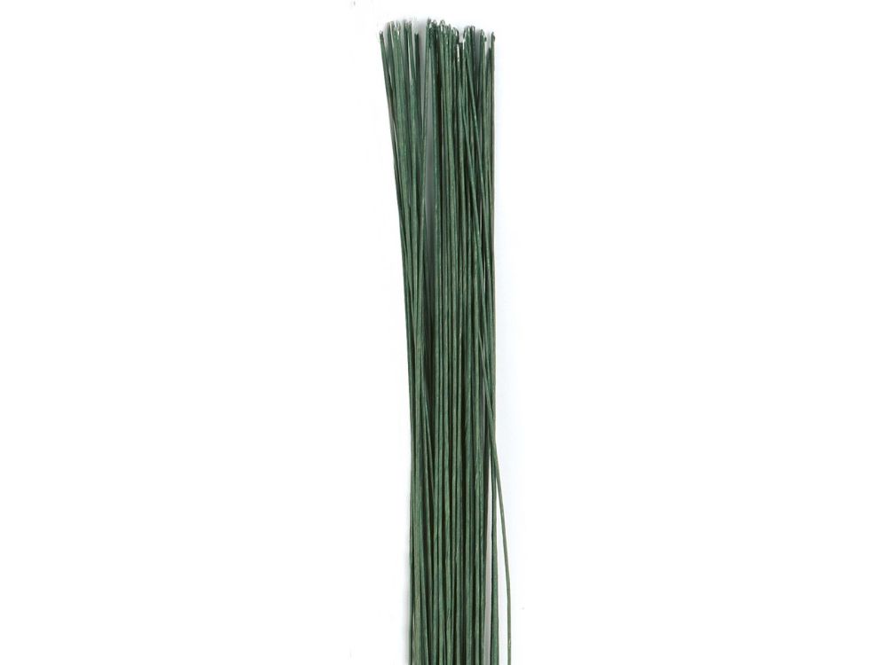 Floristic wires - Culpitt - dark green, 0,5 mm, 20 pcs.
