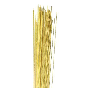 Floristic wires - Culpitt - gold, 0,5 mm, 50 pcs.