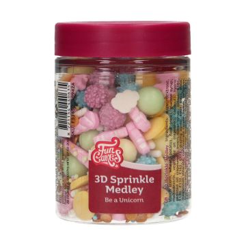 Posypka cukrowa - FunCakes - Be a Unicorn, 70 g