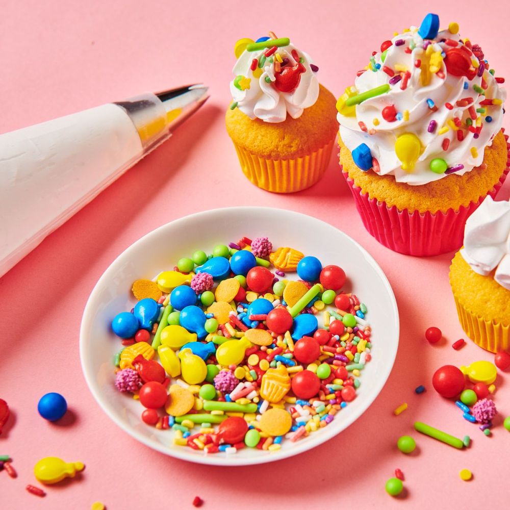 Posypka cukrowa - FunCakes - Birthday Bash, 70 g