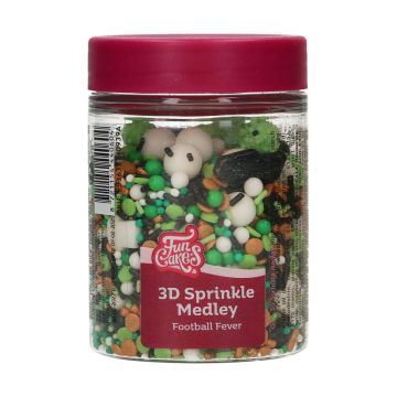 Posypka cukrowa - FunCakes - Football Fever, 70 g