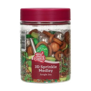 Posypka cukrowa - FunCakes - Jungle Joy, 70 g