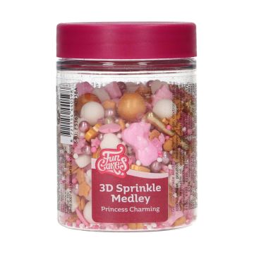 Posypka cukrowa - FunCakes - Princess Charming, 70 g