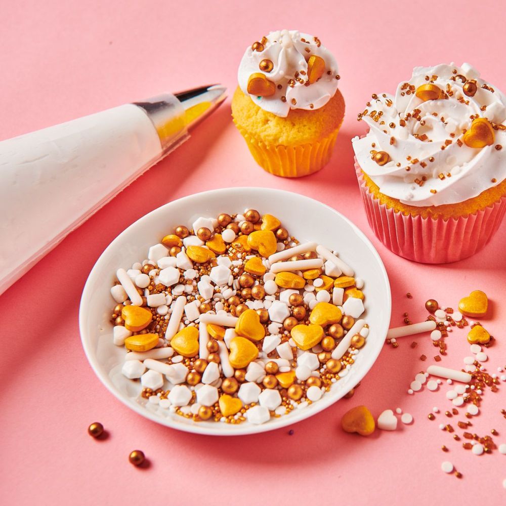 3D Sprinkle Medley - FunCakes - Wedding Bells, 70 g