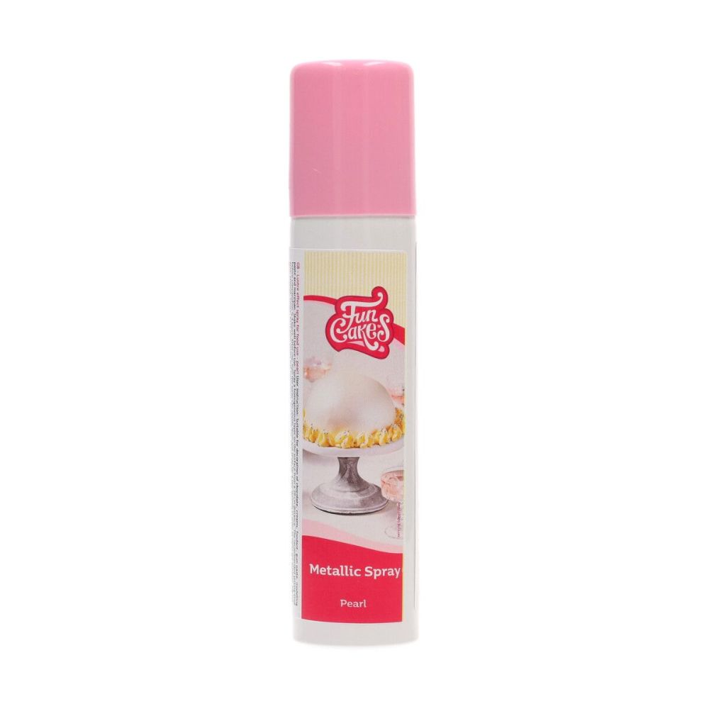 Metallic spray - FunCakes - Pearl, 100 ml