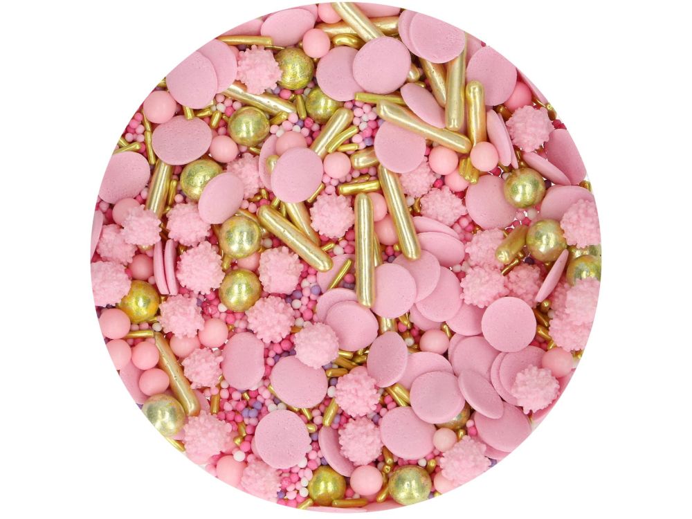 Sprinkle Medley - FunCakes - Glamour Pink, 65 g