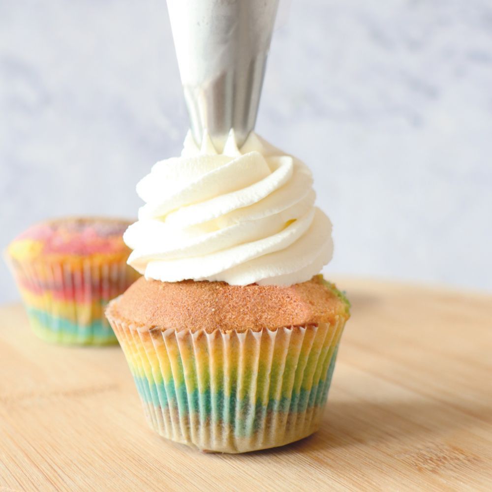 Rainbow cupcakes kit - ScrapCooking - 4 colors