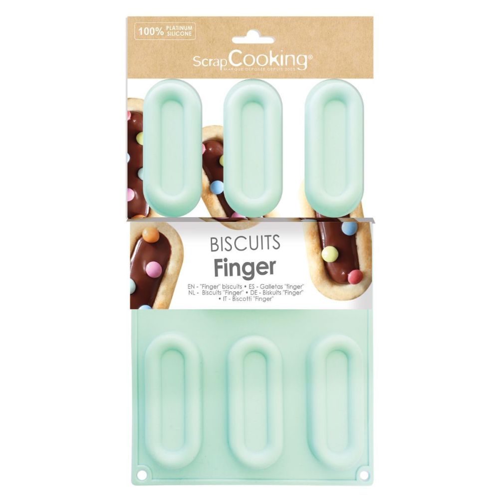 Silicone mould - Scrapcooking - Biscuits Finger