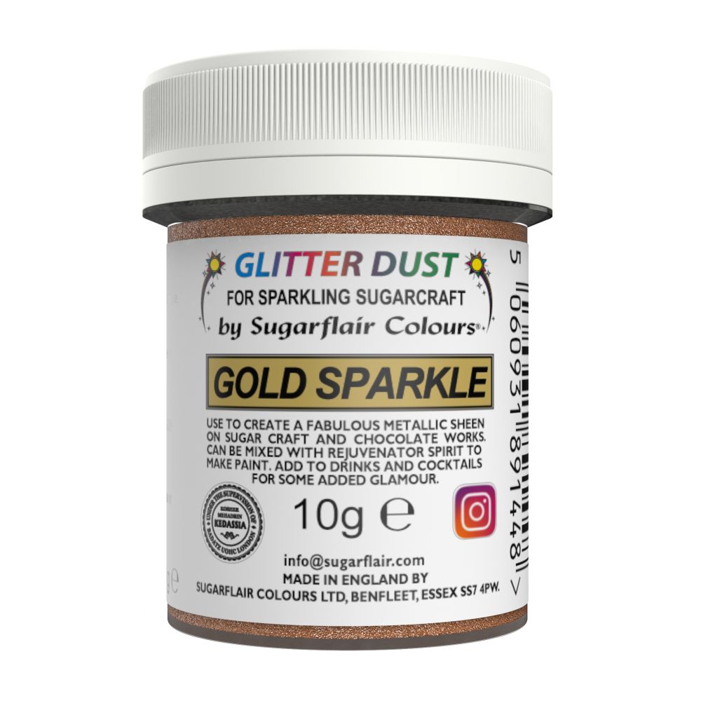 Edible Lustre - Sugarflair - Gold Sparkle, 10 g