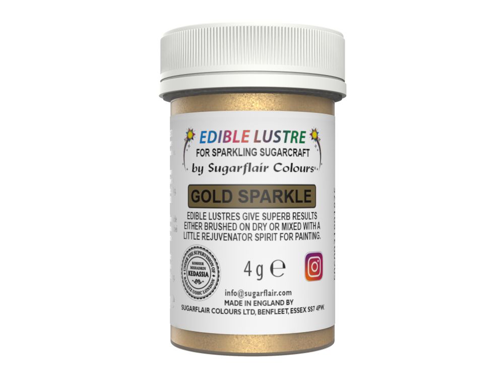 Edible Lustre - Sugarflair - Gold Sparkle, 4 g