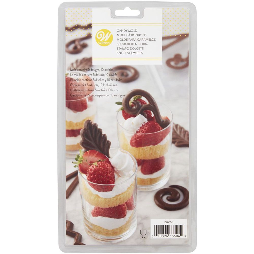 Chocolate mold - Wilton - Dessert accents