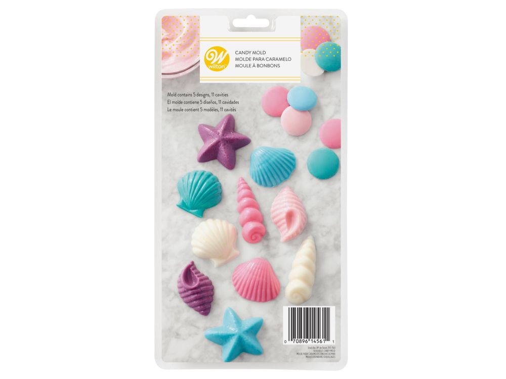 Chocolate mold - Wilton - Seashells
