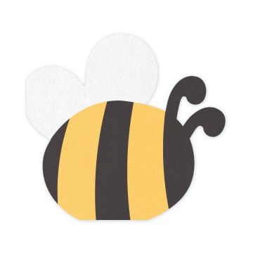 Paper napkins Bee - PartyDeco - 12 pcs.