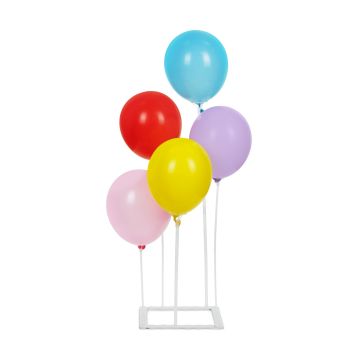 Stojak modułowy do balonów z podstawą - PartyDeco - biały