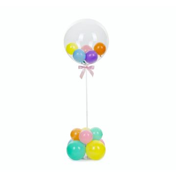 Stojak na balon - PartyDeco - biały, 72 cm