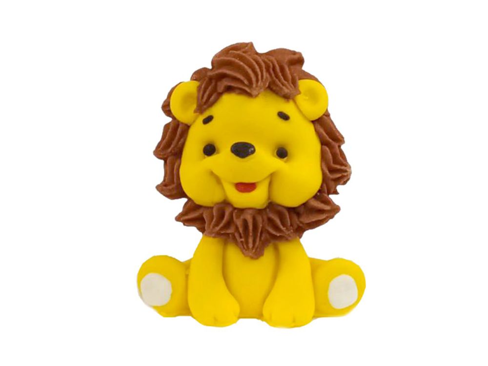 Figurka cukrowa na tort Słodki Lew - Slado - 6 cm
