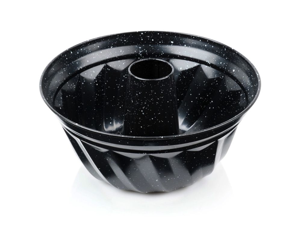 Angel cake granite tin with chimney - Vilde - 24,5 cm