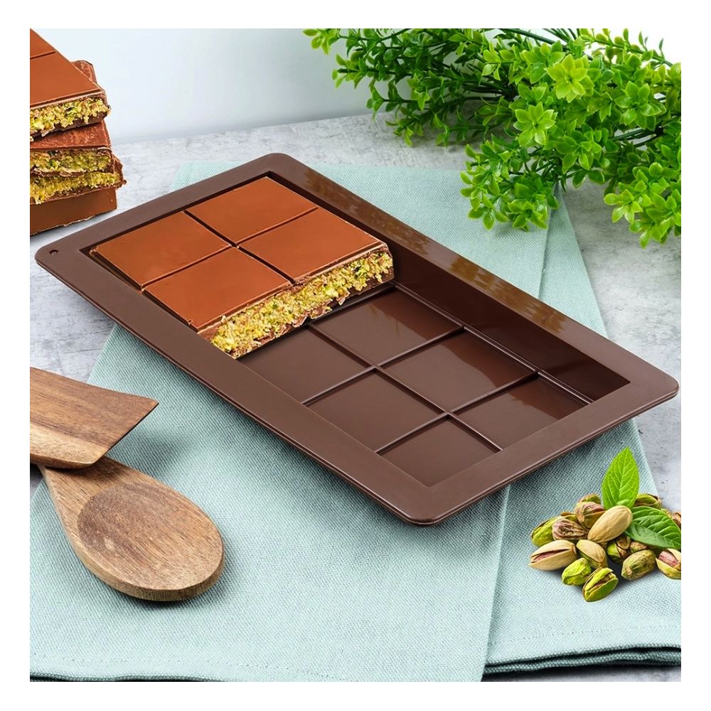 Silicone mold for Dubai chocolate - 25 x 13,5 cm