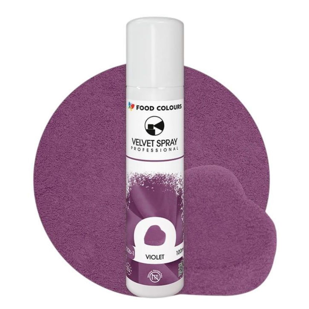 Zamsz w sprayu Velvet Spray - Food Colours - fioletowy, 100 ml