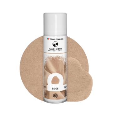 Zamsz w sprayu Velvet Spray - Food Colours - beżowy, 250 ml
