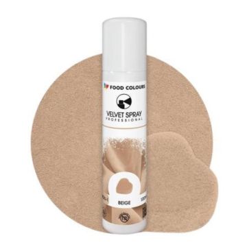 Zamsz w sprayu Velvet Spray - Food Colours - beżowy, 100 ml