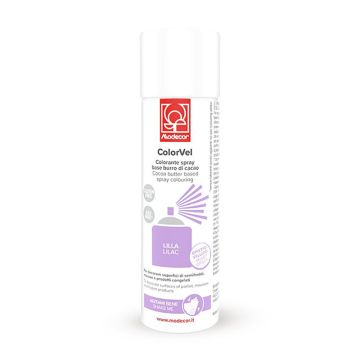 Zamsz w sprayu Velvet Spray - Modecor - Lilac, 250 ml