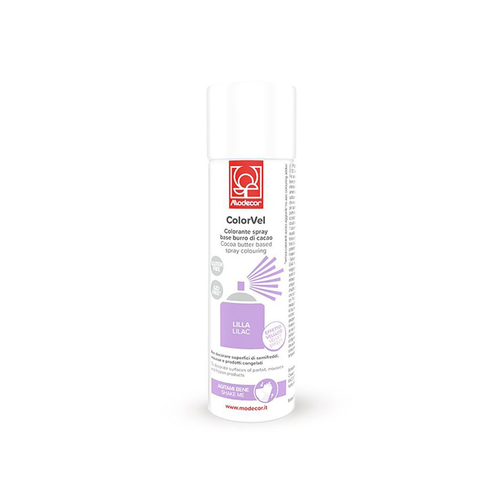 Zamsz w sprayu Velvet Spray - Modecor - Lilac, 250 ml